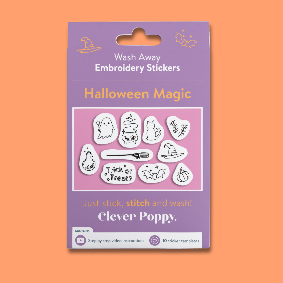Halloween Magic Wash Away Stickers Pack