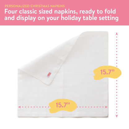 Personalized Christmas Napkins Beginner Kit