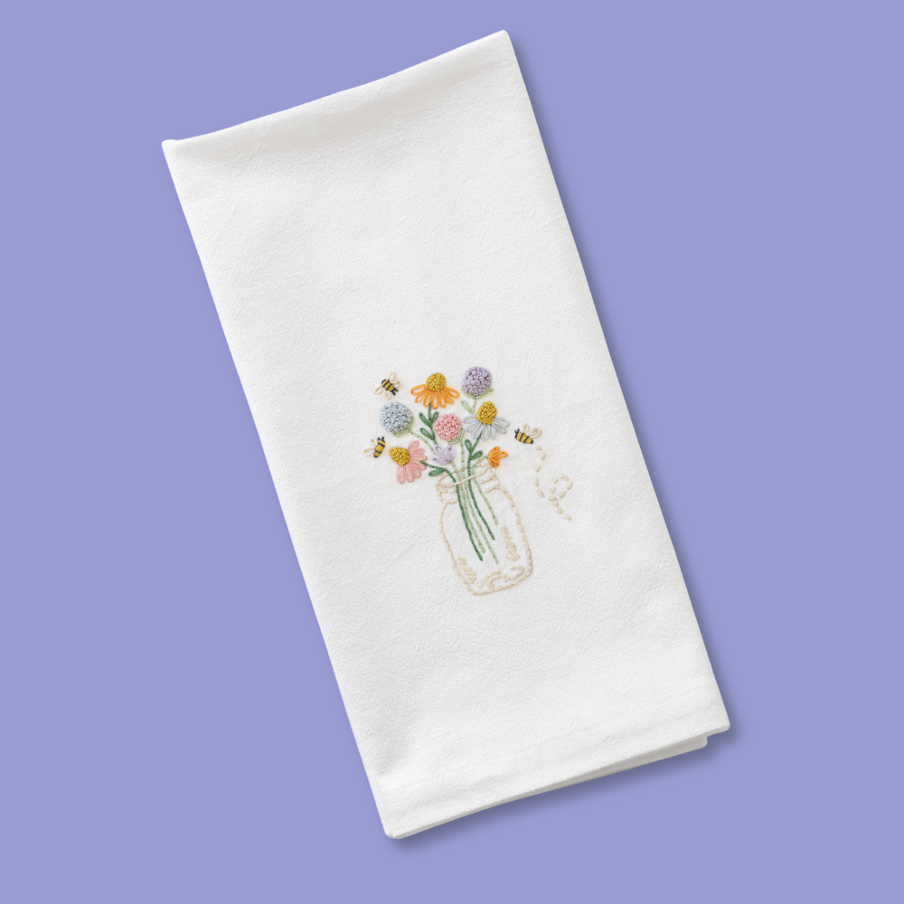 Bee Happy Kitchen Towel Beginner Kit