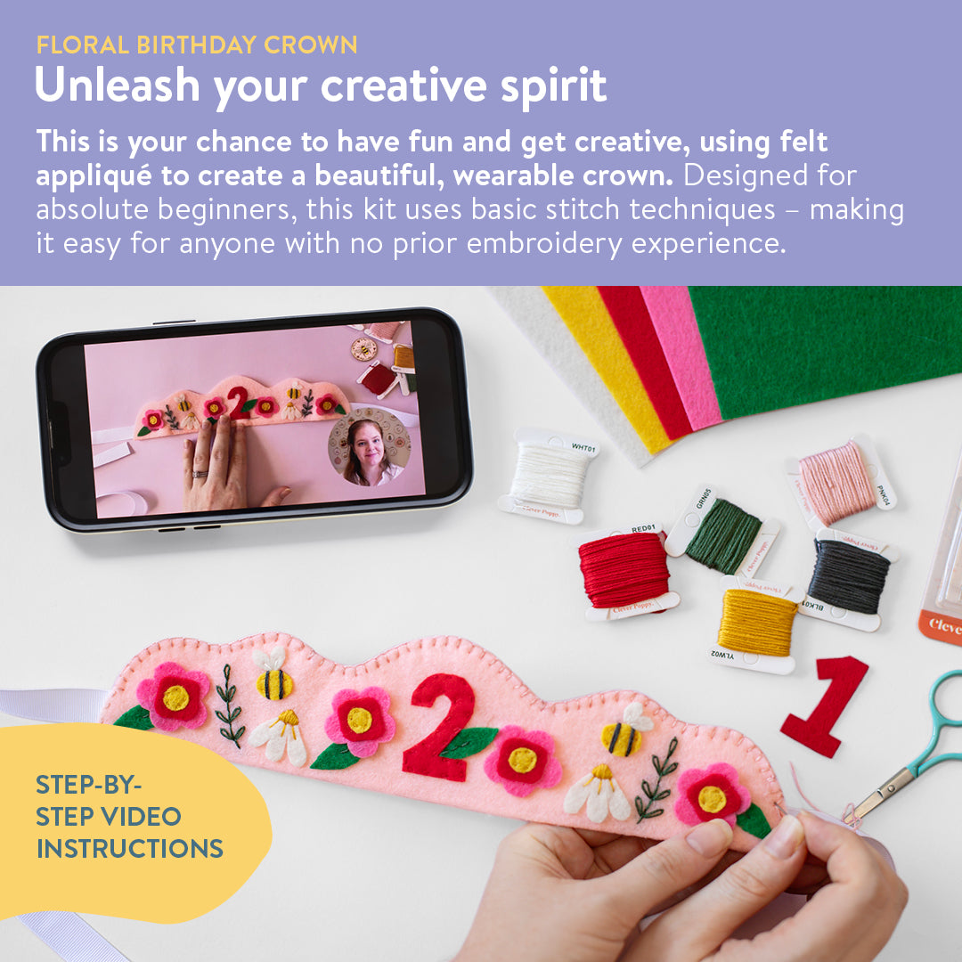 Floral Birthday Crown Beginner Kit