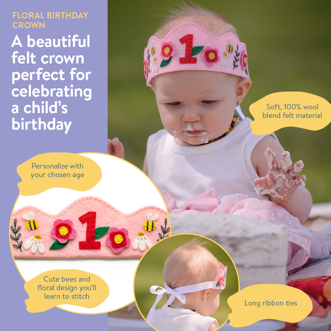 Floral Birthday Crown Beginner Kit