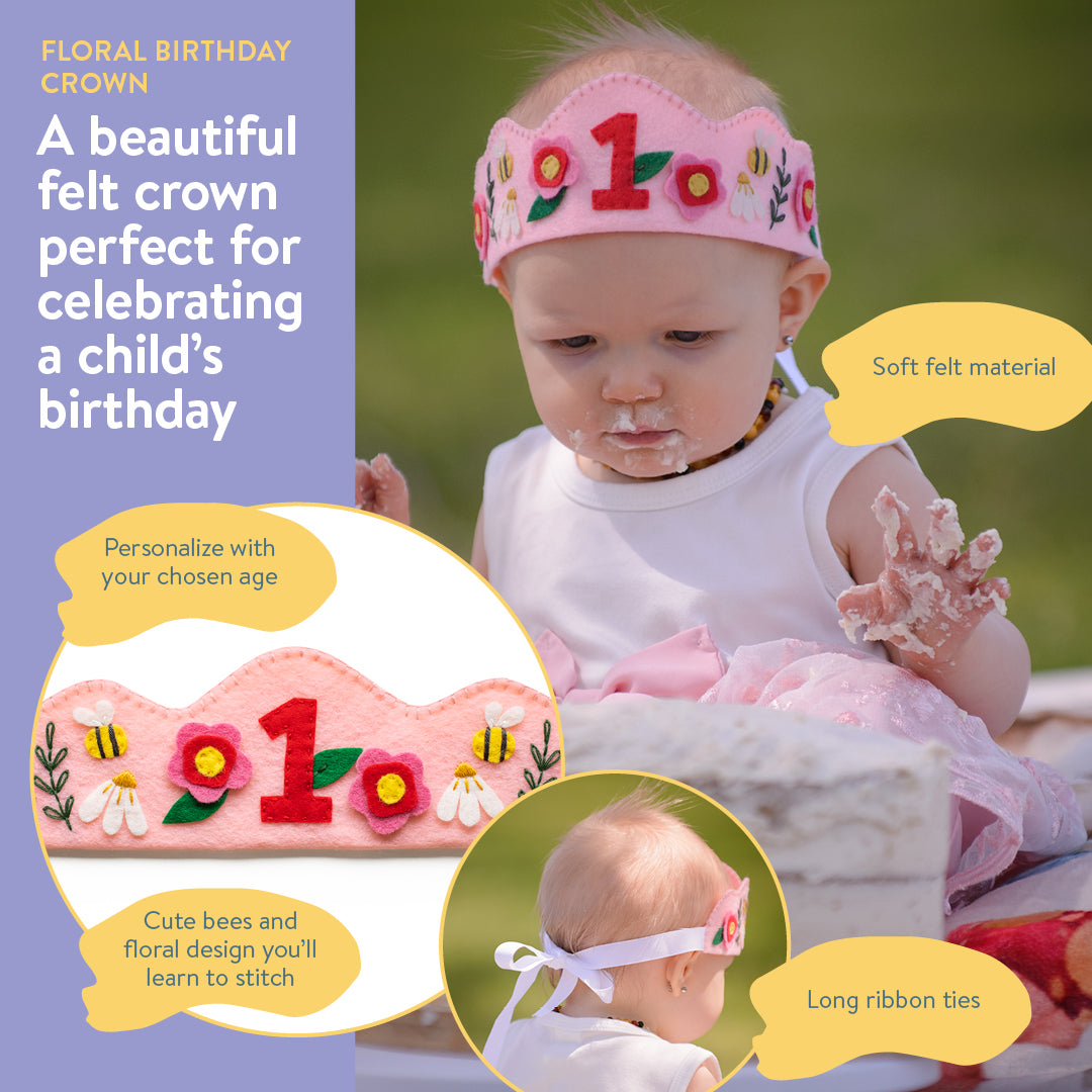 Floral Birthday Crown Beginner Kit