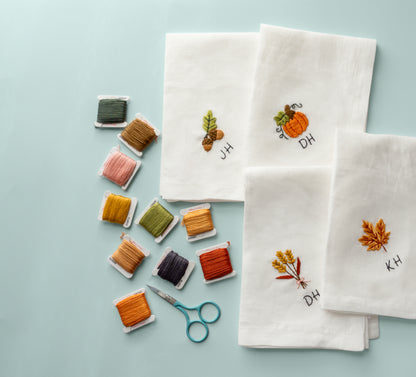 Personalized Thanksgiving Napkins Beginner Kit