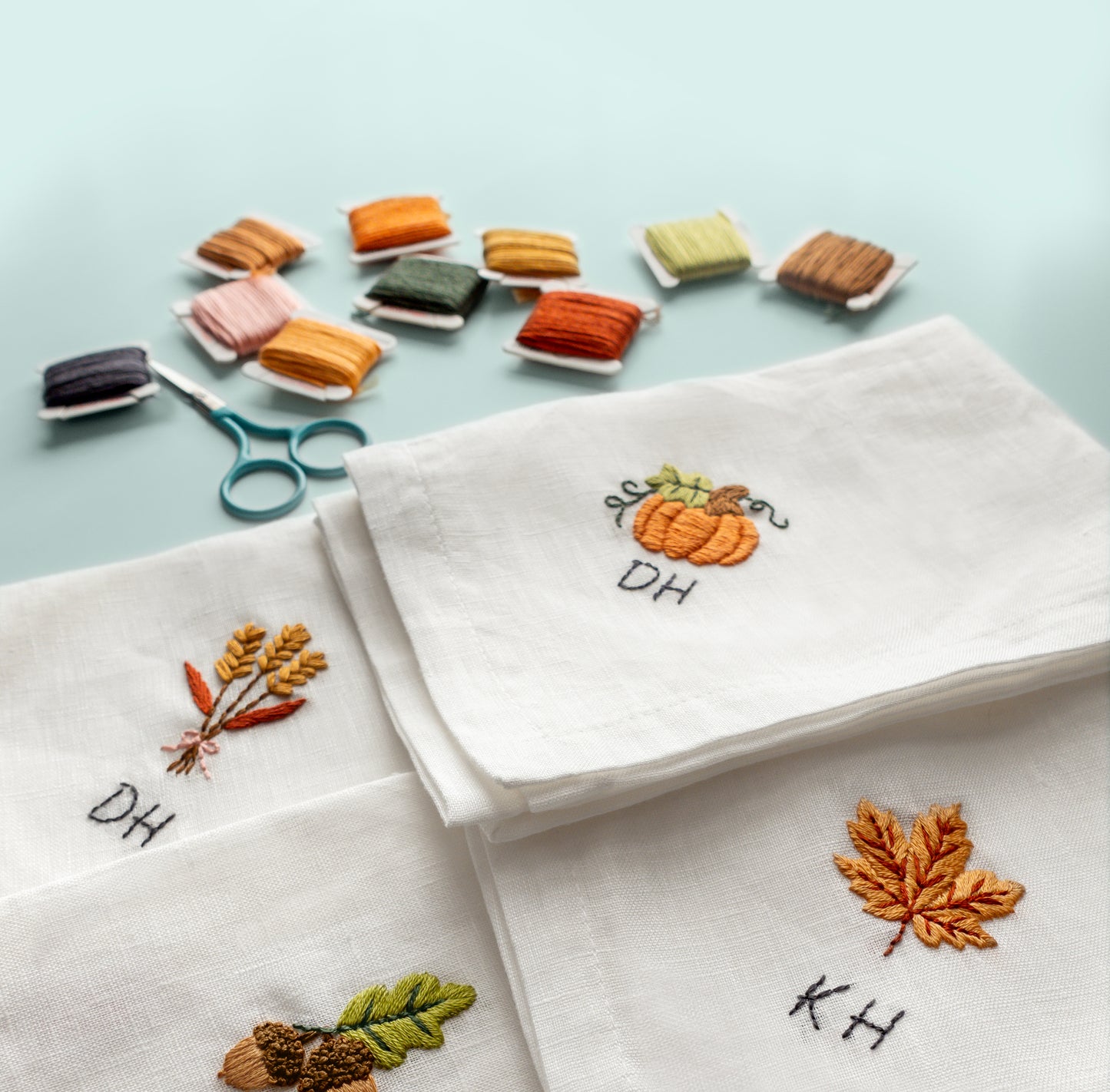 Personalized Thanksgiving Napkins Beginner Kit