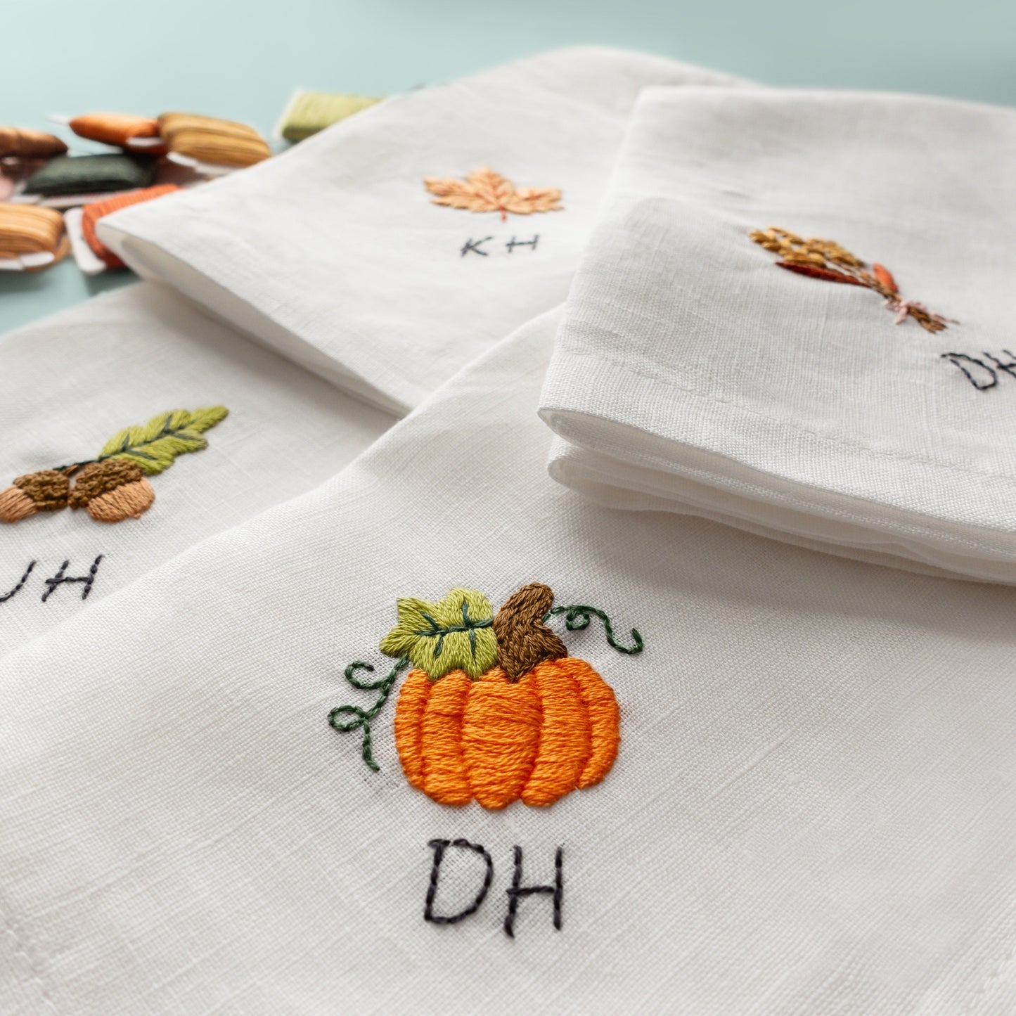 Personalized Thanksgiving Napkins Beginner Kit