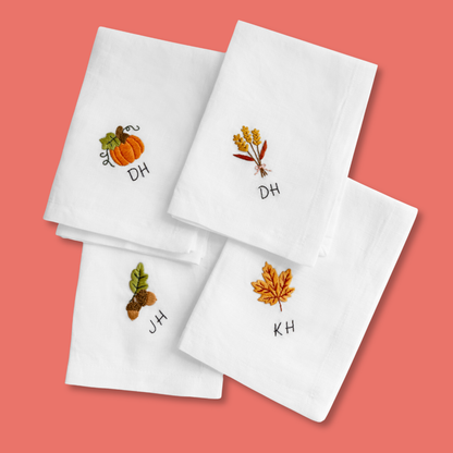Personalized Thanksgiving Napkins Beginner Kit