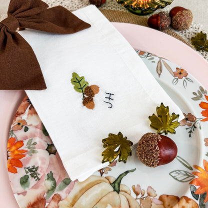 Personalized Thanksgiving Napkins Beginner Kit
