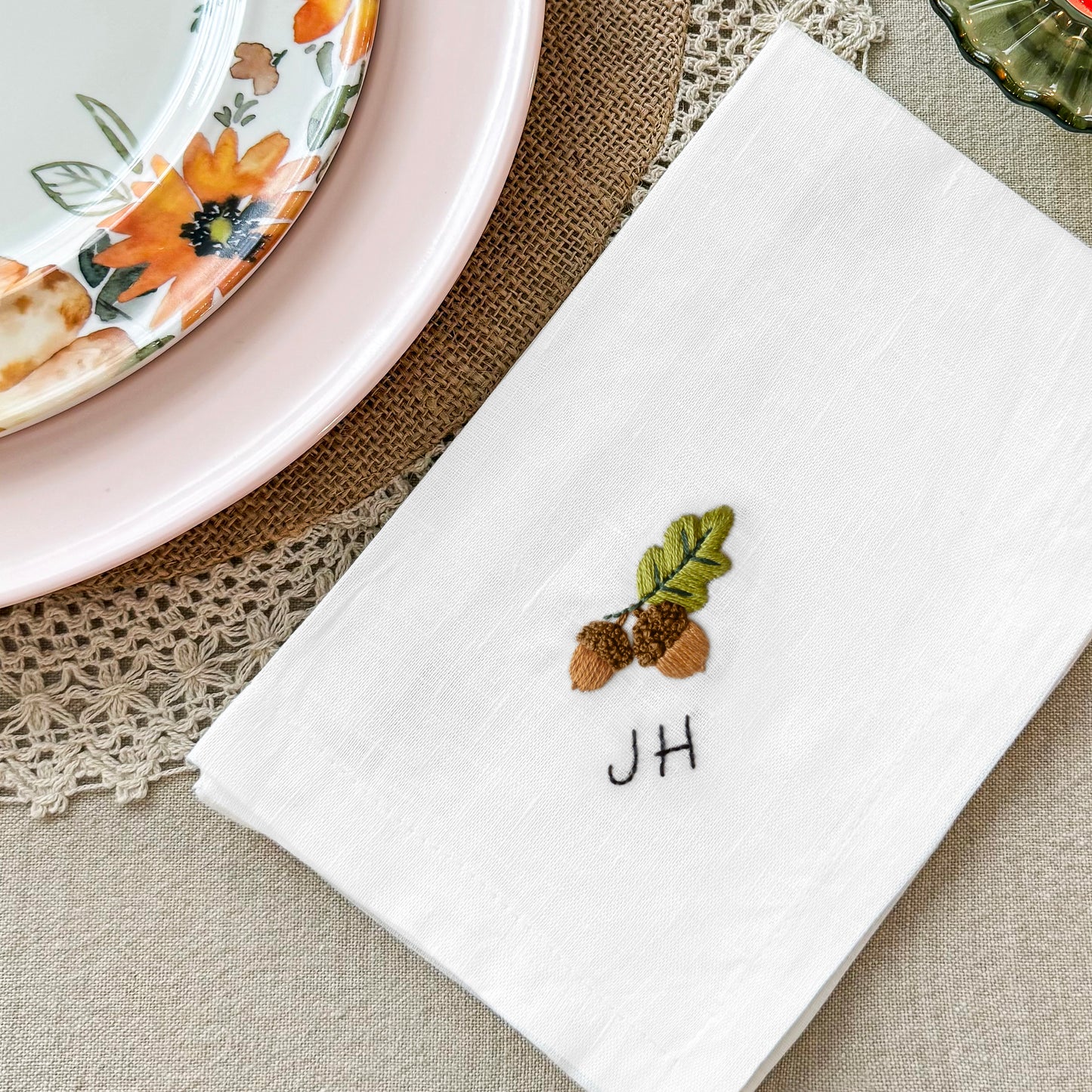 Personalized Thanksgiving Napkins Beginner Kit
