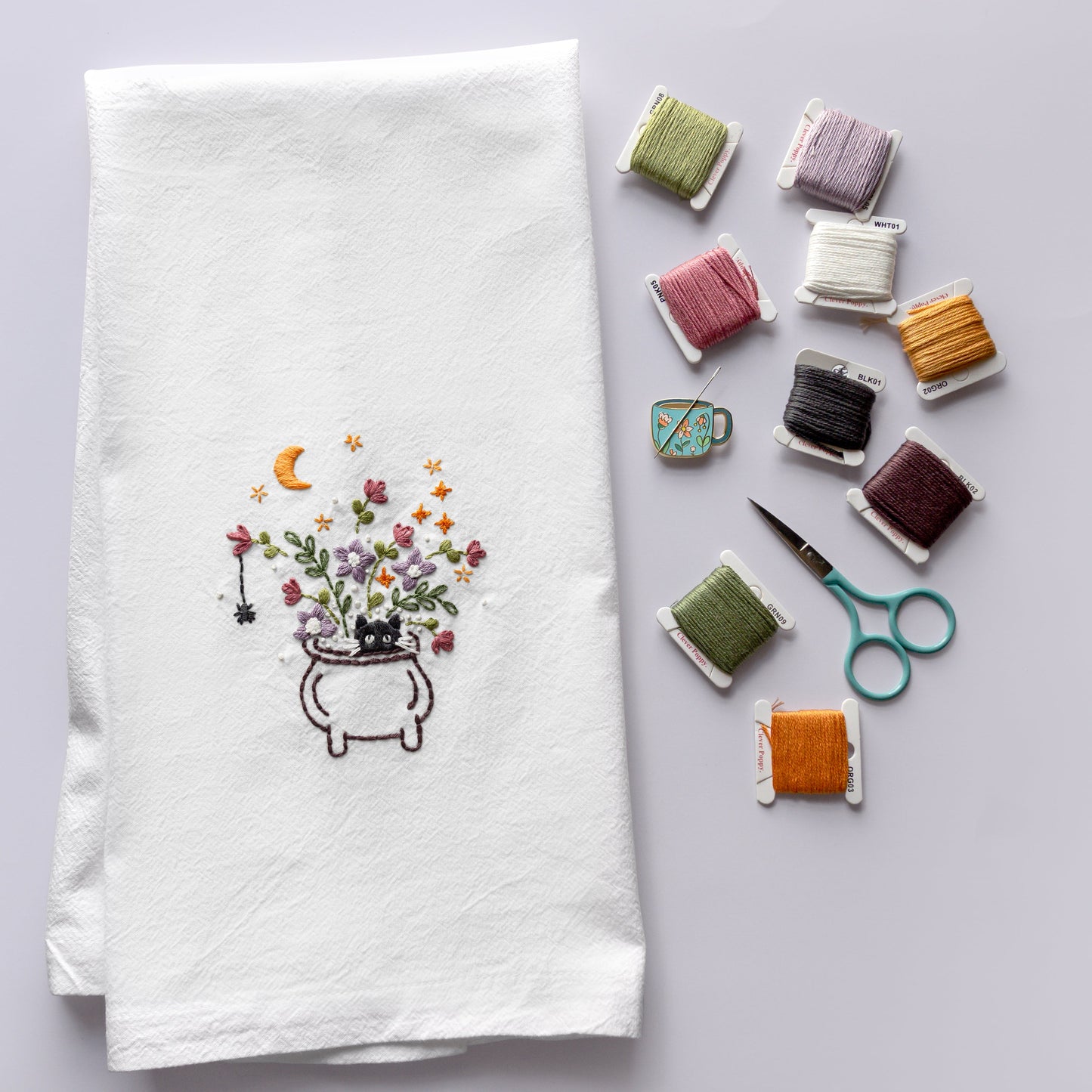 Purrfect Potion Kitchen Towel Beginner Kit