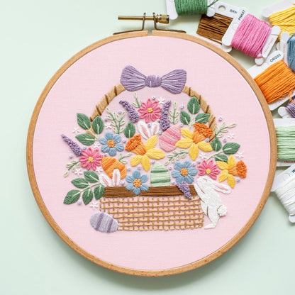 Easter Basket Embroidery Kit