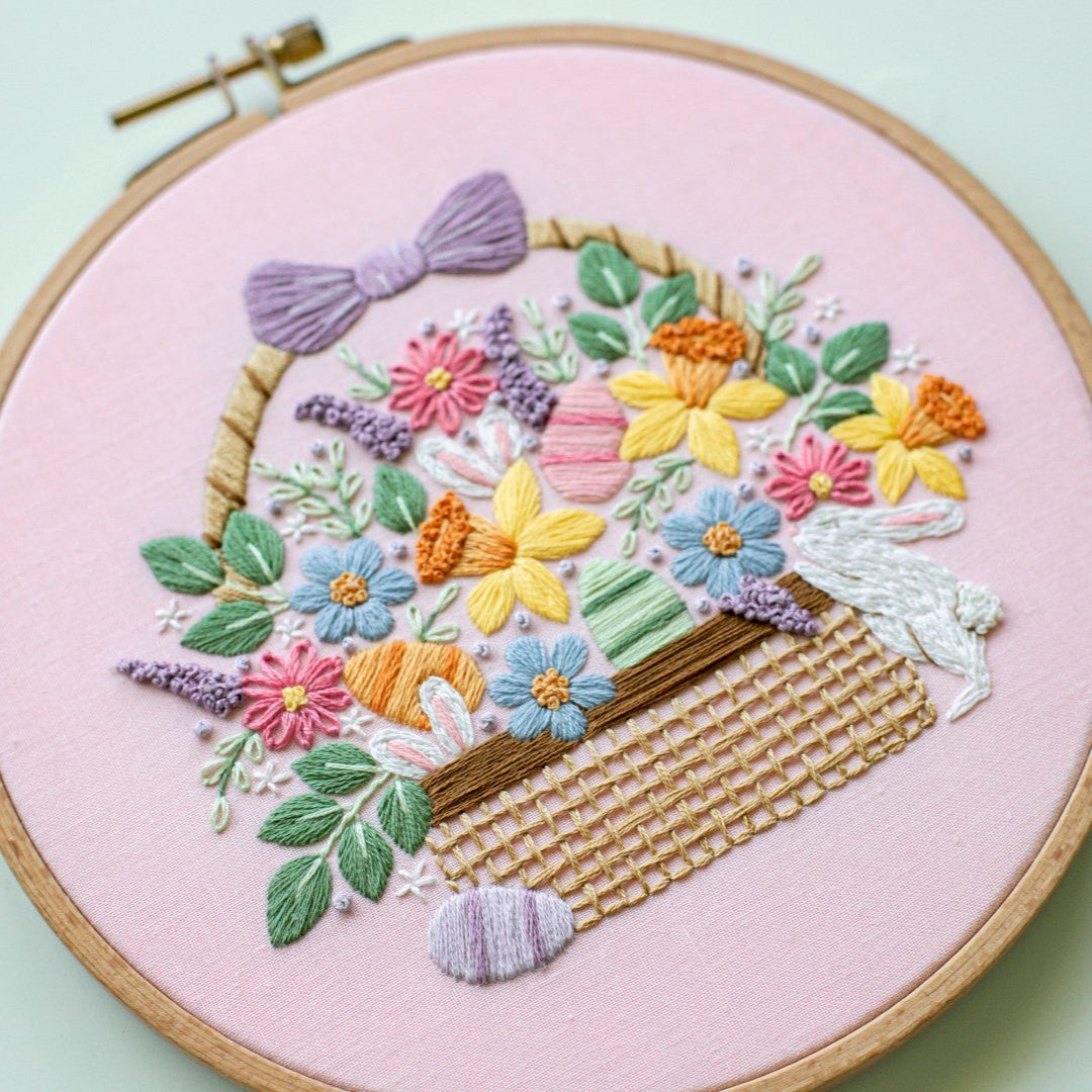 Easter Basket Embroidery Kit