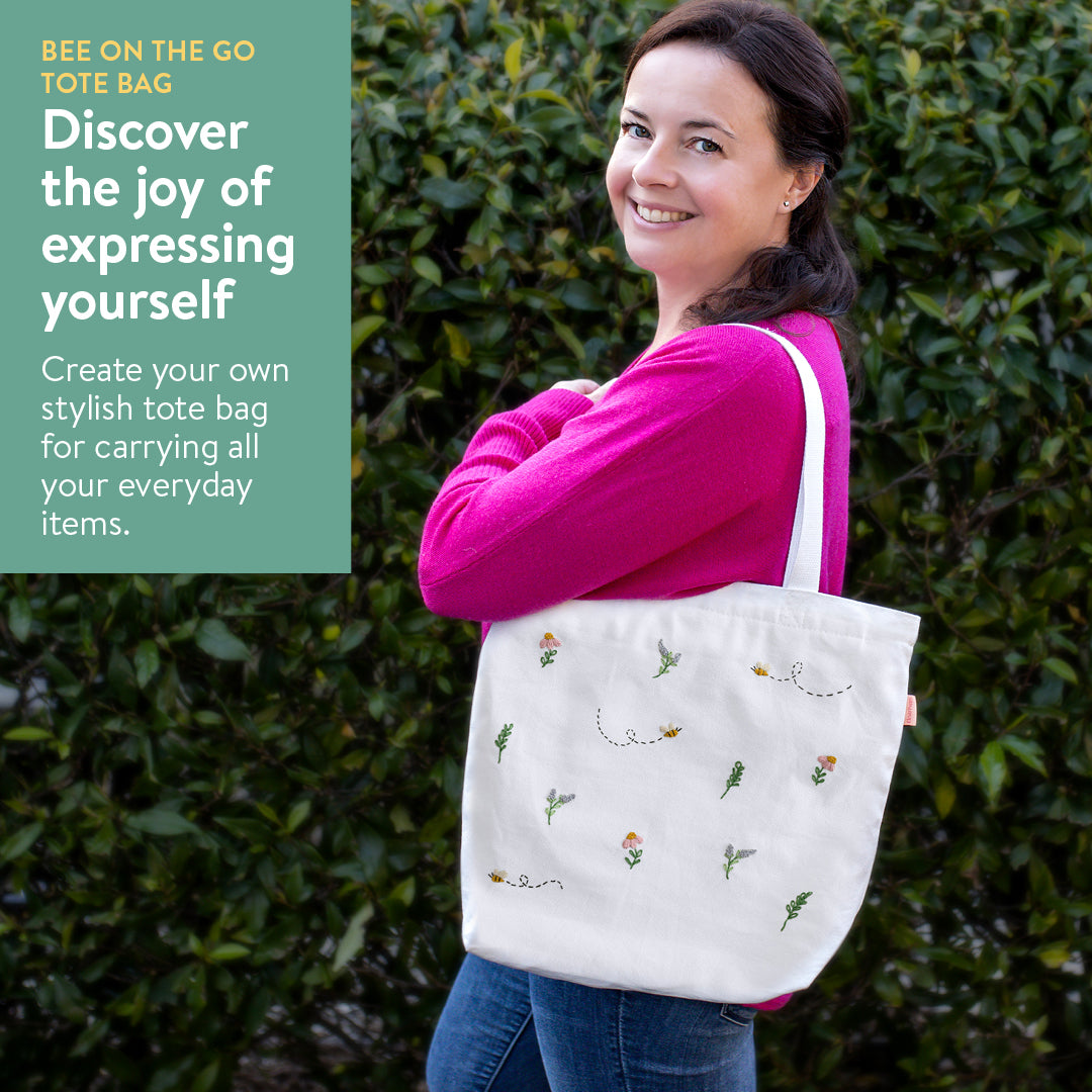 Bee on the Go Tote Bag Beginner Kit