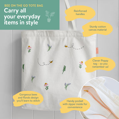 Bee on the Go Tote Bag Beginner Kit