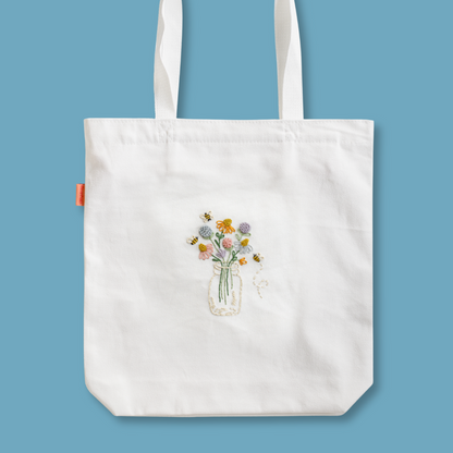 Bee Happy Tote Bag Beginner Kit