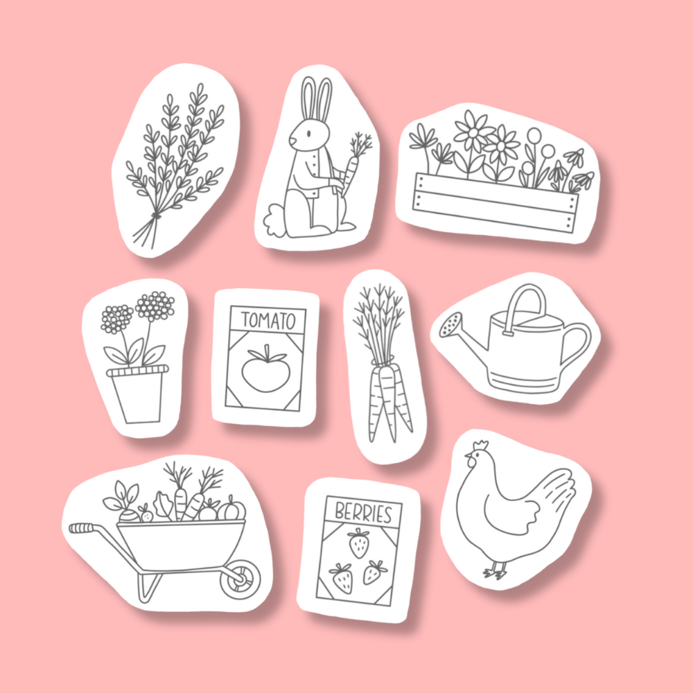 Garden Party Sticker Bundle