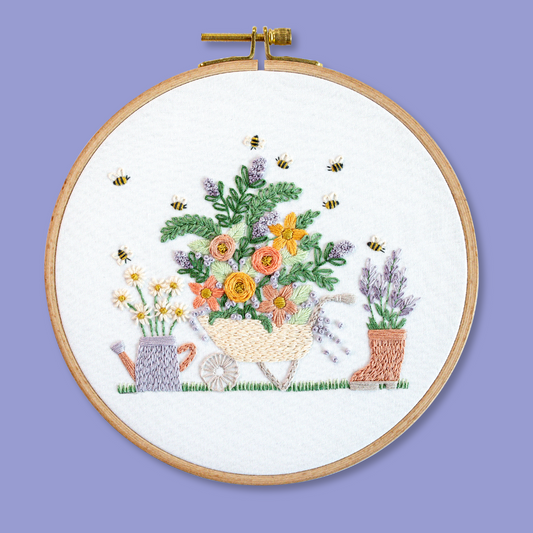 The Gardening Bee Embroidery Kit