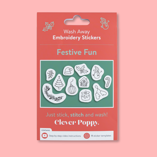 Festive Fun Wash Away Stickers Pack