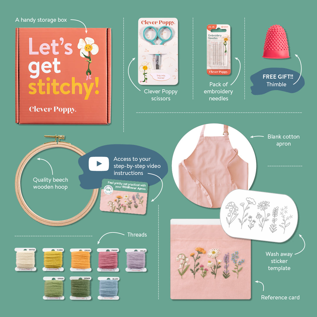 Wildflower Apron Beginner Kit