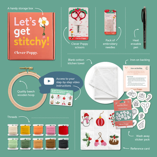 Festive Fun Kitchen Towel Beginner Kit