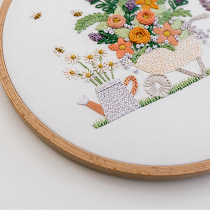 The Gardening Bee Embroidery Kit