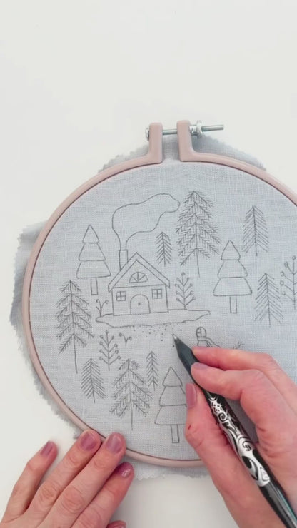 Winter Wonderland Embroidery Kit