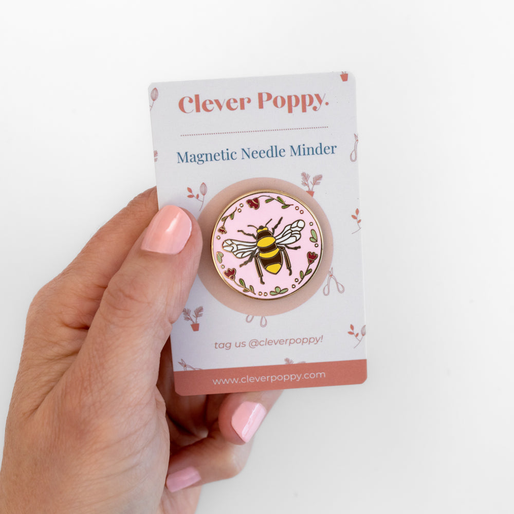 Bees & Blossoms Magnetic Needle Minder