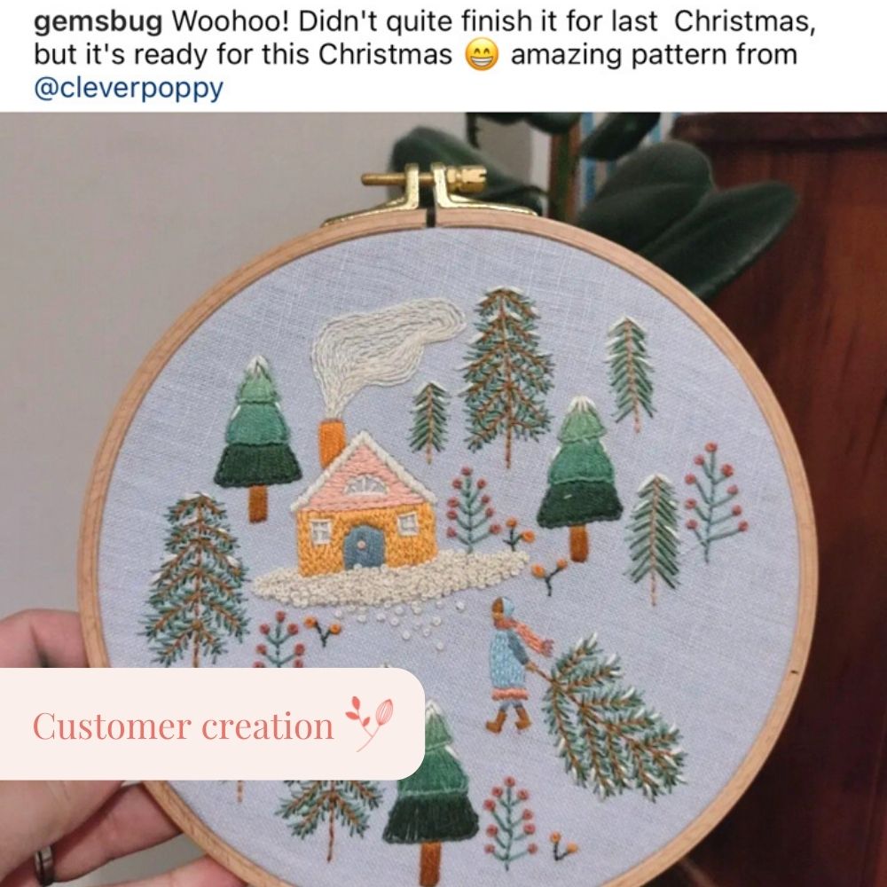 Winter Wonderland Embroidery Kit