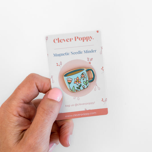 Teacup Magnetic Needle Minder